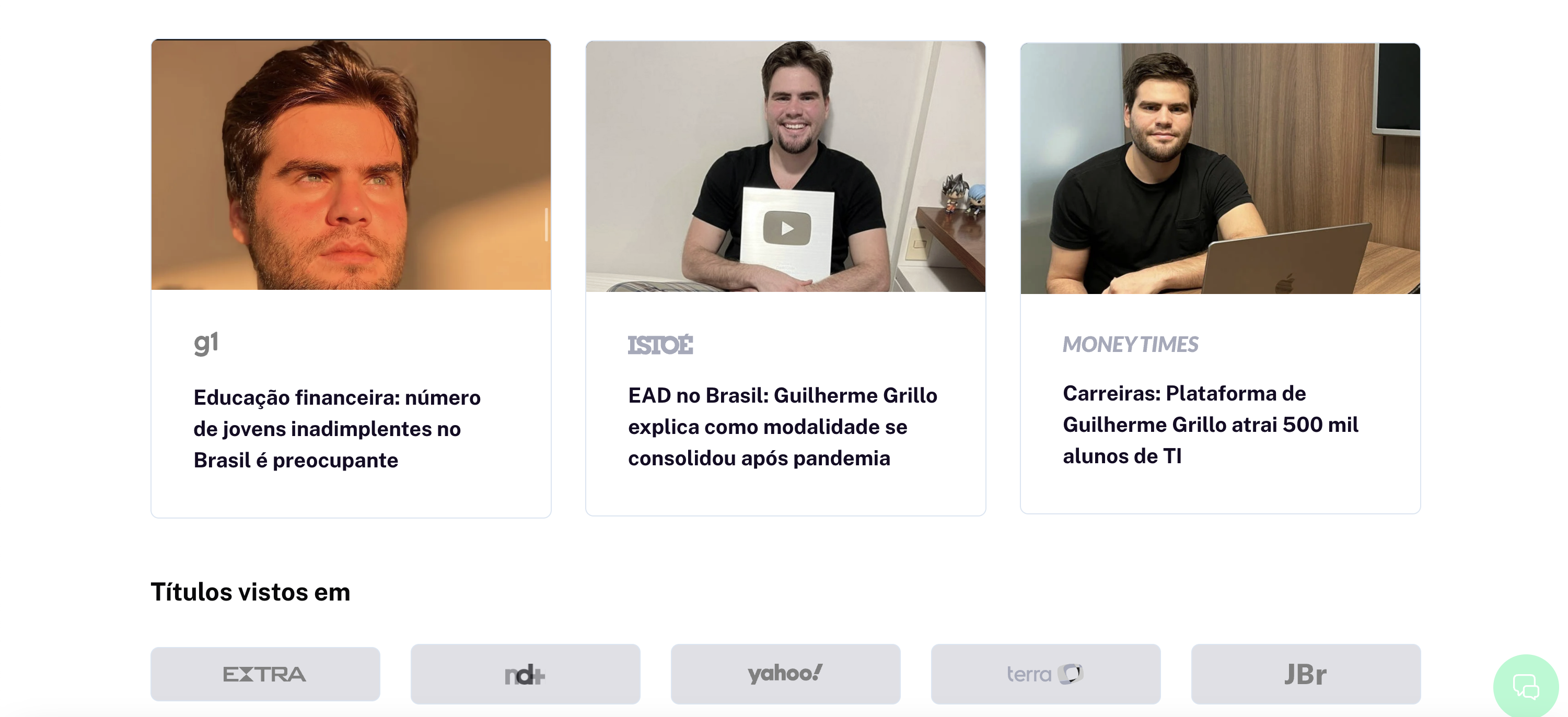 Guilherme Grillo na Mídia